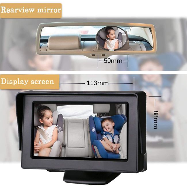  Itomoro Baby Car Camera, 4.3 HD Night Vision Car Baby