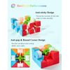 ROXENDA Speed Cube Set, 2X2 3X3 Speed Cube Stickerless Puzzle Cube with Instruction (Stickerless)