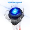 5Pcs Round Toggle Switch ON/OFF SPST Blue LED Light 12V Car Auto Boat Waterproof