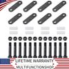 2Pack Racewill Trailer Shackle Kit Tandem Axle Trailer Kit for Double Eye Spring