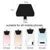 COCASES 2 Pieces Self-Adhesive Phone Lanyard Tether Patch, Black