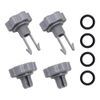 ANCLLO 25004/2500 Filter Pump Replacement Seals Kit Fits for Intex Pool Filter Pumps Replacement Accessories（4 Pack）