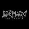 Step Wagon Custom Style Cutting Sticker Silver Silver