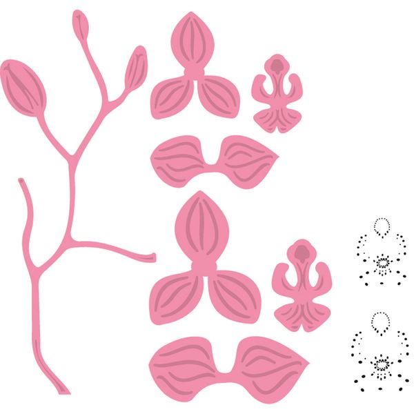 Marianne Design Orchid Die, Pink