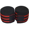 Weightlifting Knee Wrap (Pair), Red