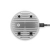 MASTER & DYNAMIC MC100 Charging Pad, Perfect Earbuds Base Station Gunmetal Aluminum/Silver