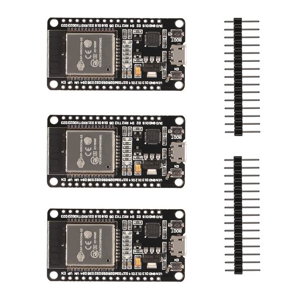 3PCS ESP32 ESP-32S Module WiFi Bluetooth Development Board Unassembled NodeMCU-32S Microcontroller Processor Integrated Chip CP2102