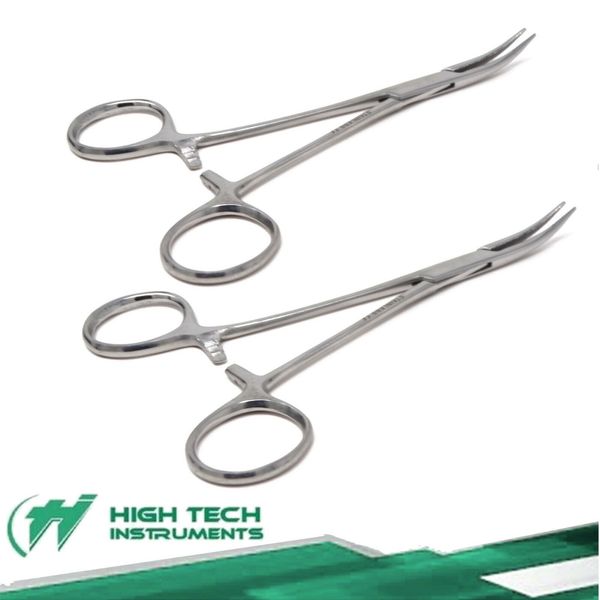 2 x Pet Groomers Classic Mosquito Hemostat Forceps Ear Hair Cleaner Curved 5"