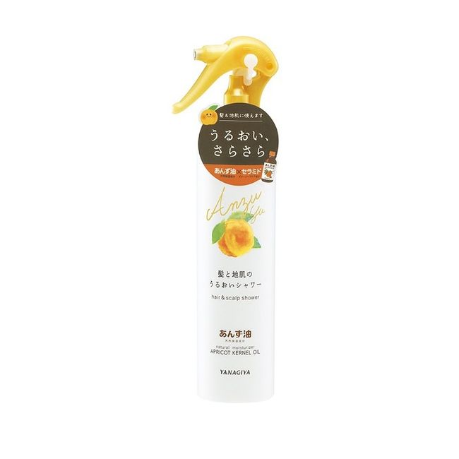 [Set of 36] [1 case] Yanagiya Honten Apricot oil Moisturizing shower for hair and scalp 195ml x 36 piece set 1 case [Genuine product] [DCS] [T-4]