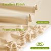 100% Viscose from Bamboo Sheets Queen Size, 18-24 Inch Extra Deep Pocket Beige Q