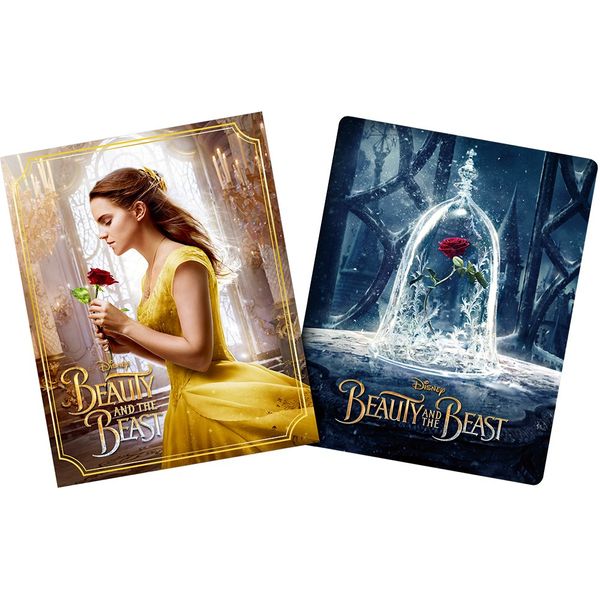 Beauty and the Beast MovieNEX Plus 3D Steelbook: Online Limited Edition Product (Blu-ray 3D + Blu-ray + DVD + Digital Copy (Cloud Compatible) + MovieNEX World) (Japanese Disc; English Language Not Guaranteed)