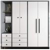 Cabinet Kitchen Door Handle Black Drawer Cupboard Knobs Cabinet Hardware Pulls Handles 276mm Length (Hole Centers 256mm)