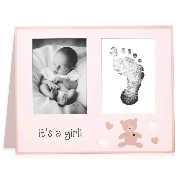 L'il Peach Bear Birth Announcement Set (Pink)