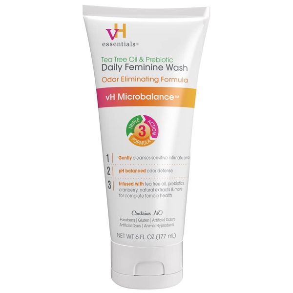 vH essentials Tea Tree Oil & Prebiotic Daily Intimate Feminine Wash - 6 fl oz