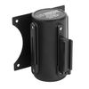 US Weight U2500 Crowd Control Wall Mount with 8' Black Retractable Belt with Safe Braking System and Locking Button