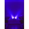 Auraglow Plugin GU10 Spotlight Uplighter Wall Wash Light Plug Socket Lamp with Colour Changing LED Smart Bulb & 8 Zone Remote - 2 Pack