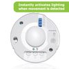 Lowenergie Microwave Sensor Switch, 1200W Adjustable – Occupancy Detection, Time Delay, Motion Sensor, Ceiling or Wall Mount, Automatic Lighting Control, Energy Saving, DIY & Commercial Use