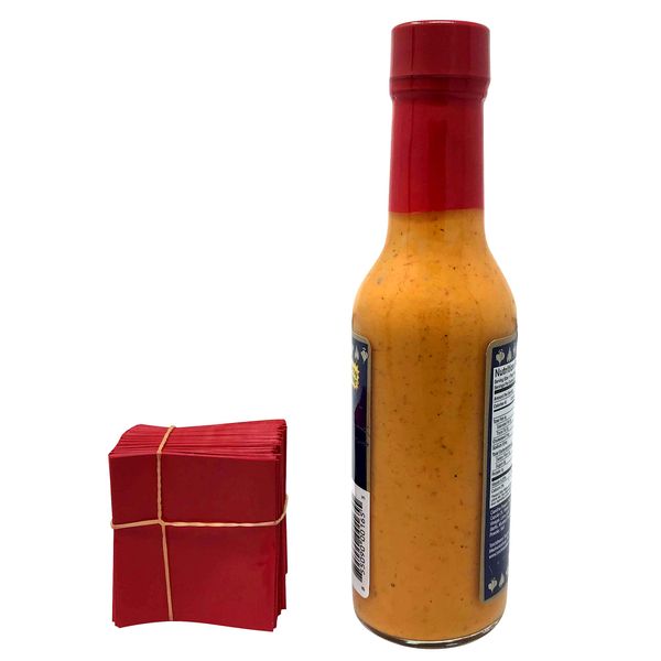 45 x 52 mm RED Perforated Shrink Band for Hot Sauce Bottles and Other Liquid Bottles Fits 3/4" to 1" Diameter - Pack of 250