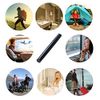 MiDubi Travel Toothbrush Case Plastic Toothbrush Holder Container Breathable Design with Air Hole Tube Cup Box for Home Daily Business Travel Camping School (Black)