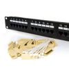 Kenuco Cat.5E 110 Type 1U Patch Panel 24 Port Rackmount (1U - 24 Port)