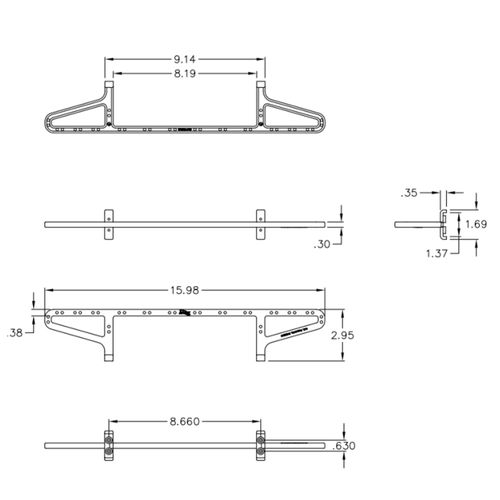 ICC Patch Panel Cable Management Bar