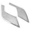 Chrome Driver Left+Right Hood Side Vent Grille Grill Set For Volvo VNL 2004-2016