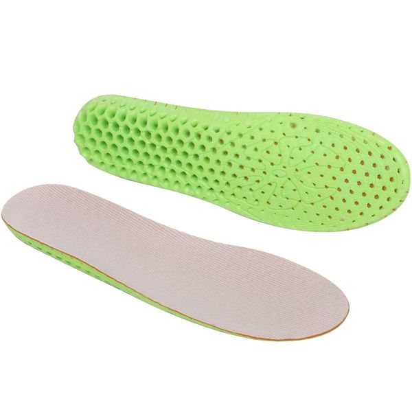 PhoenixSole Silicone Insole for Sports (Adjustable Size) Memory Foam Soft Cushioning Material / Shock Absorption / Breathable (45 Days Warranty) Insole (Large, Thickness: 1.0 inches (2.5 cm)