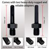 1 1/2 inch Dry Core Drill Bit 10in/254mm Drilling Depth， 5/8-11" Thread，10mm Diamond Segment Height，2 Adapters