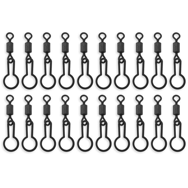 Bank Tackle Size 8 PVA Ring Swivels (x 20 Pack)