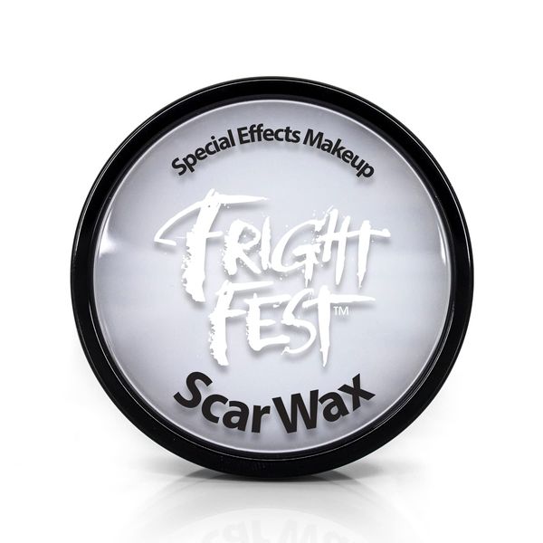 Fright Fest Scar Wax 20g - Fx wax used to create scars, lumps and warts - Use alongside our fake blood, spirit gum, liquid latex and halloween face paint creating the most gruesome makeup