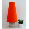 Bright Orange Cotton Extra Tall Cone Lampshade