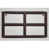 HOLMES Garage Doors Colonial 509 Window Inserts/Short Panel  CHOCOLATE BROWN