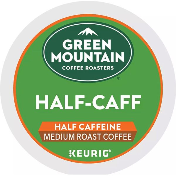 Green Mountain Coffee Keurig K-Cup Pods Half-Caff 72 Count Box