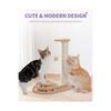 Made4Pets Cat Scratching Post Cat Scratcher Toy Wooden Two-Layer Cat Turntabl...