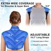 Chenove Ice Pack for Shoulders Upper Back Pain Relief with Strap, Neck and Sh...