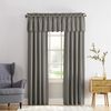 Sun Zero Barrow 2-Pack Energy Efficient Rod Pocket Curtain Panel Pair, 54" x 84", Grey