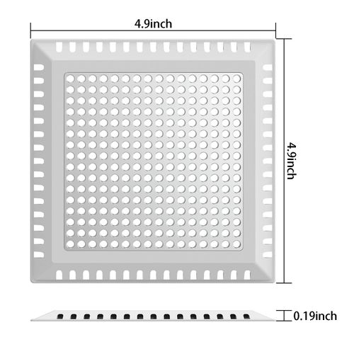 Aojuxix Hair Catcher/Drain Strainer/Shower Drain Cover for Bathroom Floor Drain, Stainless Steel and Silicone (Patented Product)