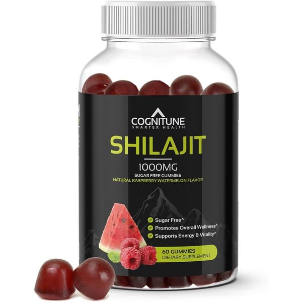CogniTun Shilajit Gummies Pure & Potent Shilajit Supplement, 1,000mg per Serving