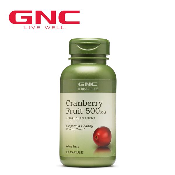 GNC Cranberry Flute 500MG 100 tablets