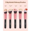 Makeup Brushes 16 PCs Makeup Brush Set Premium Synthetic Foundation