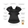 Izmi Essential Baby Carrier Black