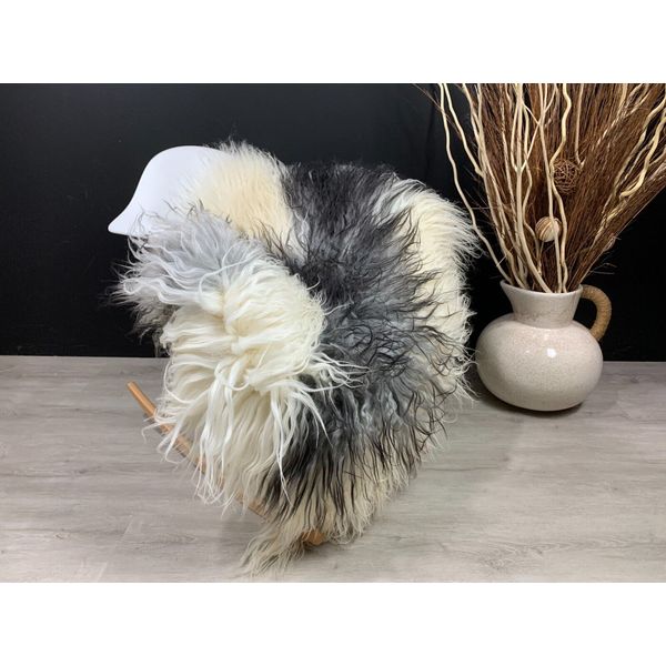 Curly SheepSkin Fur Rug Pelt Soft Hide Chair Cover Gift Pet Bed Throw