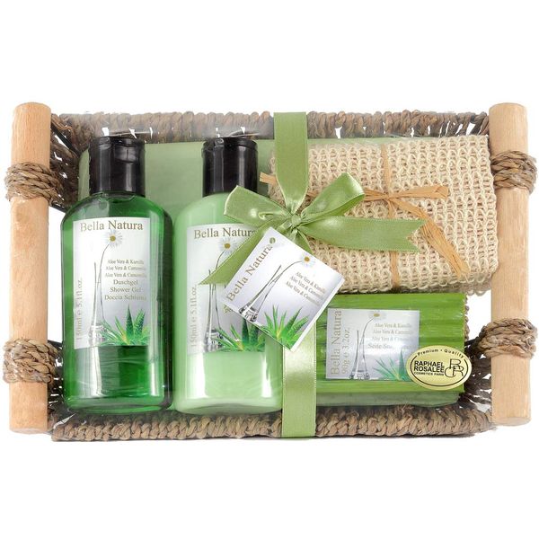 Raphael Rosalee Cosmetics Geschenkset Bella Natura Nr. 15, Aloe Vera & Kamille (4-teilig)