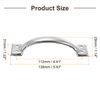 sourcing map Gate Handle Pulls, 4Pcs 6-inch/138mm Long Door Pull Handles with Screws for Cabinet Drawer Hardware Handles Pulls