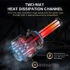 6-sides 9006 LED Headlight Bulb Conversion Kit Low Beam White Super Bright 6500K