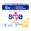 SMA Pro First Infant Milk From Birth Ready To Feed Multipack 6 X 200ml