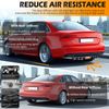 For Dodge Charger SRT W/LED Light Car Rear Lip Bumper Valance Diffuser Spoiler