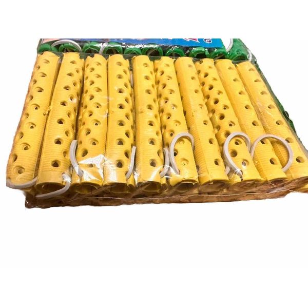 Set of 40 Rubber Curlers with Elastic Band Curls Hair Winder Diameter 1 cm