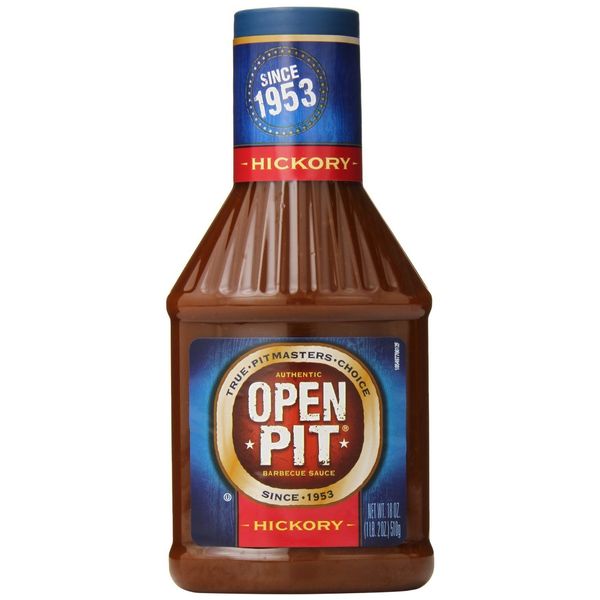 Open Pit Hickory BBQ Sauce, 18-Ounce (Pack of 3)