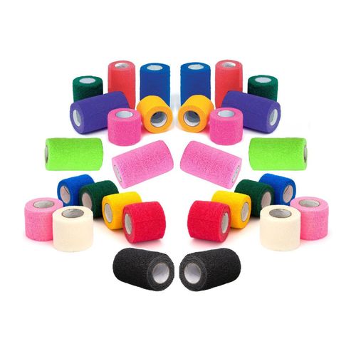 3M Vetrap 6-Color Pack Tape for Dogs, Cats and Horses, 2-Inch, Assorted, 18-Roll/Case